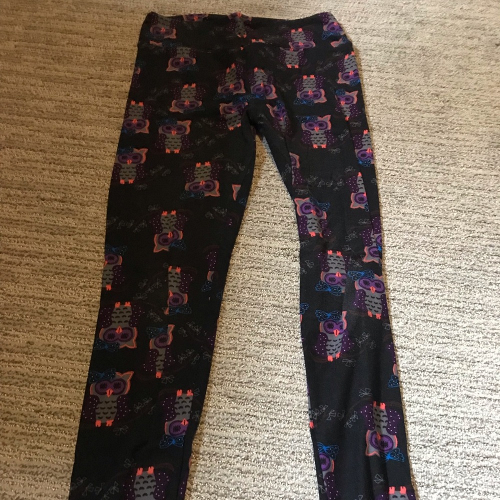 Lularoe OS owl leggings NWT